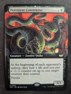 Persistent Constrictor - Extended - Duskmourn House of Horror (MTG) - Image 1