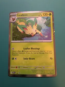 Leafeon 170 Scarlett Violet Promo SVP 2025 Cosmos Holo NM - Image 1