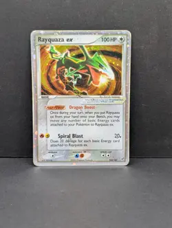 Rayquaza ex 102/107 Deoxys Holo Ultra Rare Pokemon TCG Nintendo Vintage - Image 1