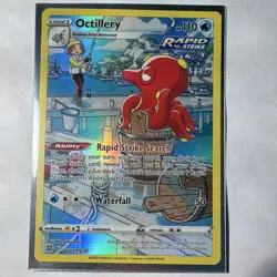 Pokemon TCG Octillery TG03/TG30 SWSH09 Brilliant Stars UR Holo Eng 110 - Image 1