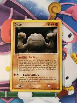 YUKA MORII BUNDLE x5 DITTO 62/113 GEODUDE WURMPLE PHANPHY EKANS MURK POKEMON CAR - Image 3