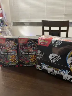 Pokemon Chaos Rising Booster Box And 2 Booster Bundles Factory Sealed - Image 1