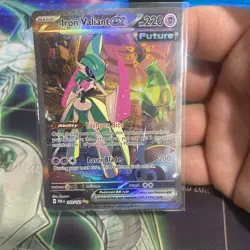 2023 Pokemon TCG iron Valiant EX Paradox Rift 249/182 NM SIR - Image 1
