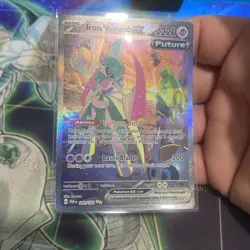 2023 Pokemon TCG iron Valiant EX Paradox Rift 249/182 NM SIR - Image 4