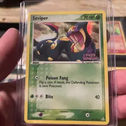 Pokemon EX Holon Phantoms - Seviper 32/110 Holo Foil Stamped - Image 1