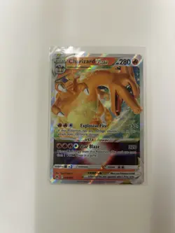 Pokemon TCG Charizard VSTAR Crown Zenith Holo Ultra Rare - Image 1