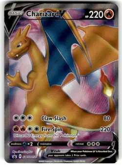 SWSH: Sword & Shield Promo Cards #SWSH050 Charizard V LP - Image 1