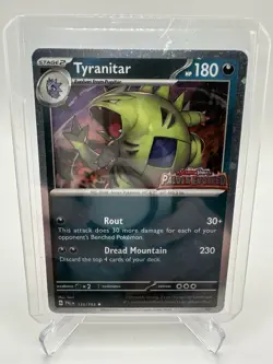 Tyranitar Paldea Evolved STAMP 114/198 Promo Pokemon TCG NM - Image 2