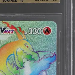 2020 Pokemon Sword And Shield Champion's Path Charizard Vmax BGS 10 Secret Rare - Image 5