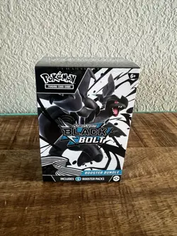 Pokemon TCG Black Bolt Scarlet and Violet Booster Bundle Factory Sealed - Image 1