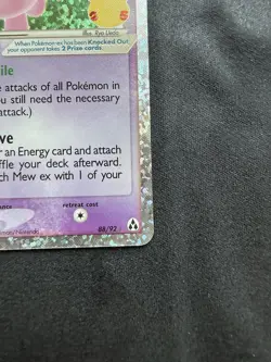 Pokemon Mew ex 88/92 Celebrations: Classic Collection Holo 90HP 2006 - Image 4