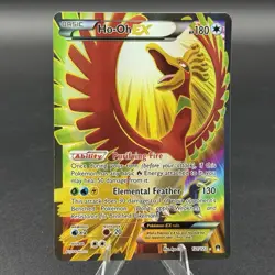 Ho-Oh EX (Full Art) 121/122 Breakpoint Holo Pokemon TCG LP - Image 1