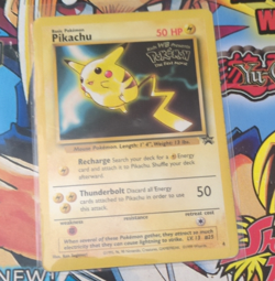 Wizards of the Coast Pokemon TCG Pikachu Black Star Promo 1 Regular Rare - Image 1