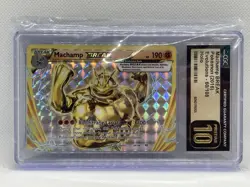 Pokemon Machamp BREAK Evolutions 2016 Holo Premium Graded Card Pristine 10 CGC - Image 1