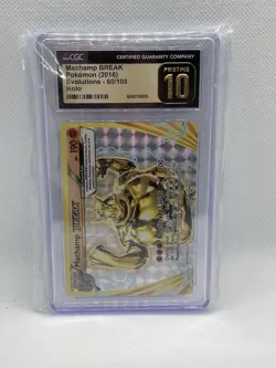Pokemon Machamp BREAK Evolutions 2016 Holo Premium Graded Card Pristine 10 CGC - Image 3