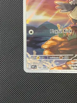 Pokemon TCG Vullaby 144/086 Illustration Rare White Flare - Image 4