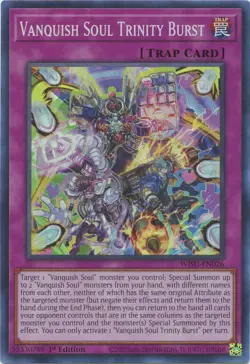 Vanquish Soul Trinity Burst WISU-EN026 Super Rare Wild Survivors Yu-Gi-Oh LP - Image 1
