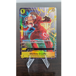 Monkey.D.Luffy ST29-012 Full Art Holo Egghead Starter Deck - Image 1
