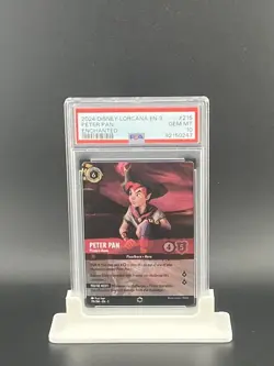 Disney Lorcana EN3 Enchanted Peter Pan - Pirate's Bane 215/204 Graded PSA 10 - Image 1