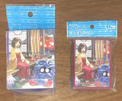 Pokemon Center Japan Card Sleeves & Deck Box Case Erika's Holiday New - Image 1