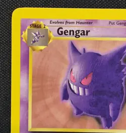 Gengar 20/62 Rare Fossil Unlimited Pokemon Card - Image 2