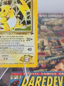 Lt. Surge's Raichu 11/132 Gym Challenge - Holo - Pokemon Card NM - Image 5