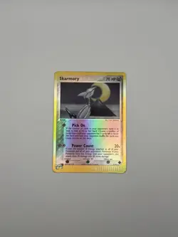 Skarmory 21/97 EX Dragon Reverse Holo Rare Pokemon Card LP 2003 - Image 1