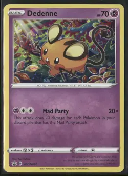 Dedenne SWSH080 Holo - Pokemon TCG SWSH: Sword & Shield Promo Cards - Image 1