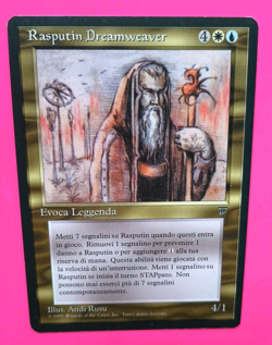 Magic the Gathering MTG Legends FBB RASPUTIN DREAMWEAVER LP/EX ITALIAN Rare! - Image 1