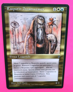 Magic the Gathering MTG Legends FBB RASPUTIN DREAMWEAVER LP/EX ITALIAN Rare! - Image 2
