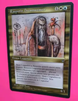 Magic the Gathering MTG Legends FBB RASPUTIN DREAMWEAVER LP/EX ITALIAN Rare! - Image 3