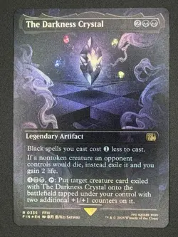 MTG Final Fantasy The Darkness Crystal (Borderless) Regular - Image 1