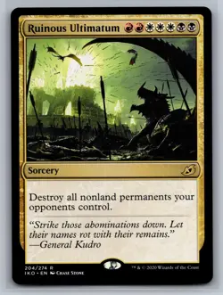 Ruinous Ultimatum 204 Rare Ikoria: Lair of Behemoths Magic: The Gathering NM - Image 1