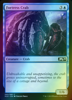x1 FOIL Fortress Crab MTG 60/280 M20 M/NM 1x - Image 1