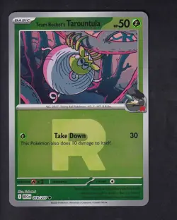Team Rocket's Tarountula (Team Rocket) 018/217 Common Ascended Heroes Pokemon NM - Image 1