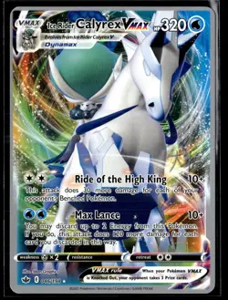 Ice Rider Calyrex VMAX 046/198 Ultra Rare World Championship Decks Pokemon NM b1 - Image 1