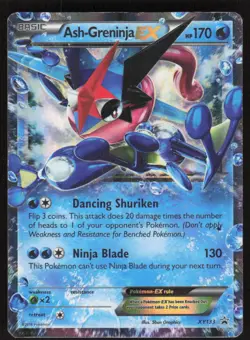 Ash-Greninja EX - XY133 XY133 Holo Promo XY Promo Pokemon Heavily Played - Image 1