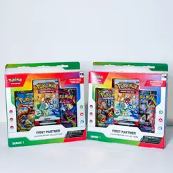 NEW! Pokemon TCG First Partner Illustration Collection Series 1 - Sealed x2 - Image 1