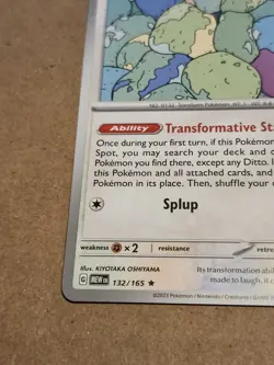 Ditto 132/165 Non-Holo Trainer Toolkit Exclusive Pokemon 151 Master Set NM - Image 4