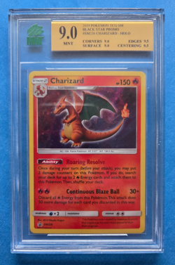 2019 Pokemon Fall Collector's Chest Charizard Black Star Promo SM226 9.0 not PSA - Image 1