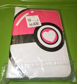 NEW Pokemon Pokeball Binder Pink 400 Card Holder Trading Card Binder 50 Sleeves - Image 2