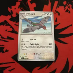 Unfezant 073/086 Pokemon TCG Black Bolt & White Flare - NM - Image 1