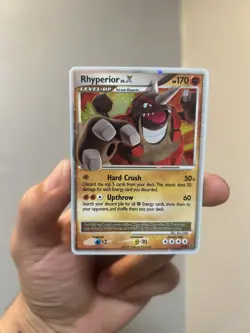 2008 Rhyperior Black Star Promo Lv. X Holo DP29 Pokemon - Image 1