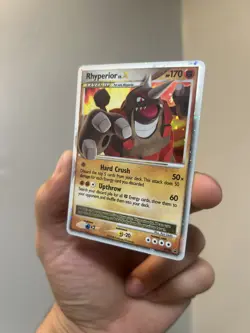 2008 Rhyperior Black Star Promo Lv. X Holo DP29 Pokemon - Image 2