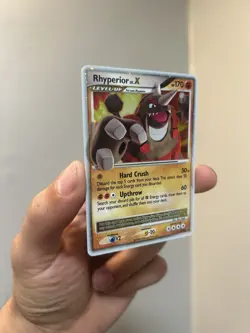2008 Rhyperior Black Star Promo Lv. X Holo DP29 Pokemon - Image 3