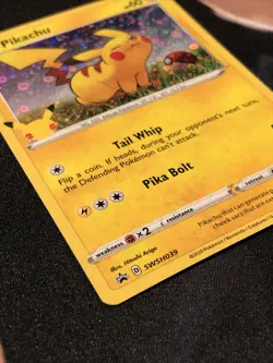 X1 MINT Pokemon 25th Anniversary Promo Pikachu Stamped HOLO SWSH039 ⚡⚡ - Image 2
