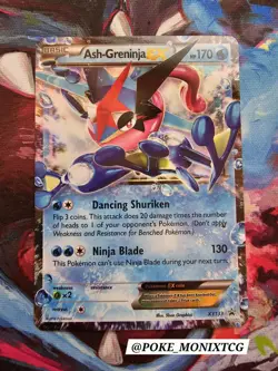 ASH-GRENINJA EX XY133 XY BLACK STAR PROMO LP+ POKEMON TCG - Image 1