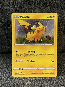 The Pokemon Company Pikachu Holo Promo SWSH039 Sword & Shield EN Basic - Image 1