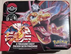 2023 POKEMON COLLECTOR CHEST LUNCH BOX SEALED CHARIZARD 820650853050 - Image 1