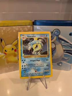 Pokemon TCG Gyarados Base Set 2 Holo Rare Card 7/130 LP Condition - Image 1